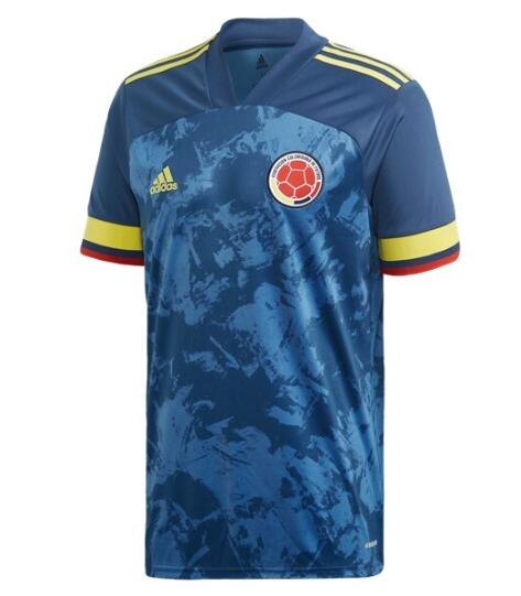 2020 Colombia Away Kit Soccer Jersey