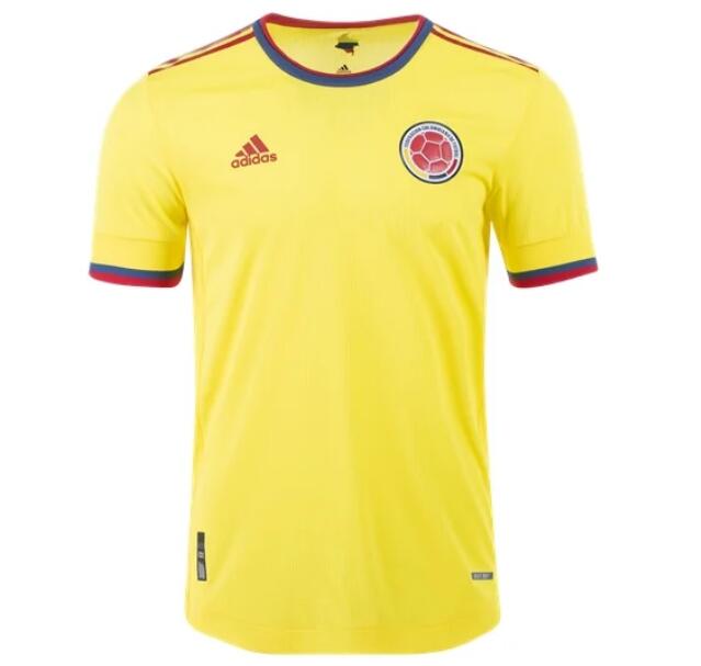 2021 Colombia Home Kit Soccer Jersey Player Version