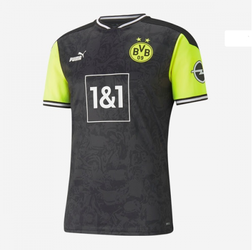 Borussia Dortmund Fourth Away Black Special Soccer Jersey Shirt 2020/21