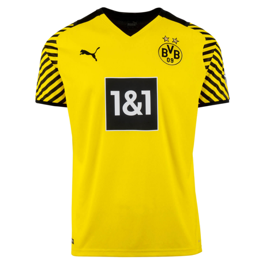 2021/22 Borussia Dortmund Home Kit Soccer Jersey