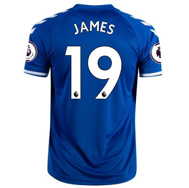 JAMES RODRÍGUEZ #19 Everton Home Blue Soccer Jersey Shirt 2020/21