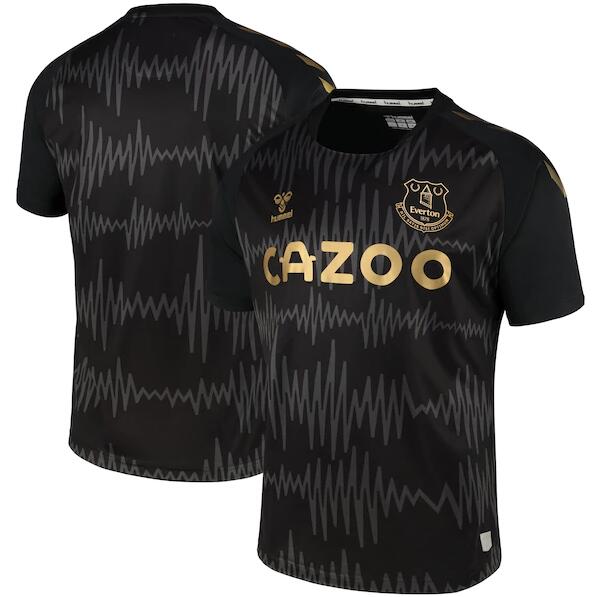 Everton Goalkeeper Black Soccer Jersey Shirt 2020/21