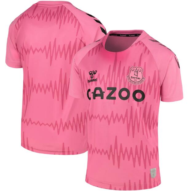 Everton Goalkeeper Pink Soccer Jersey Shirt 2020/21