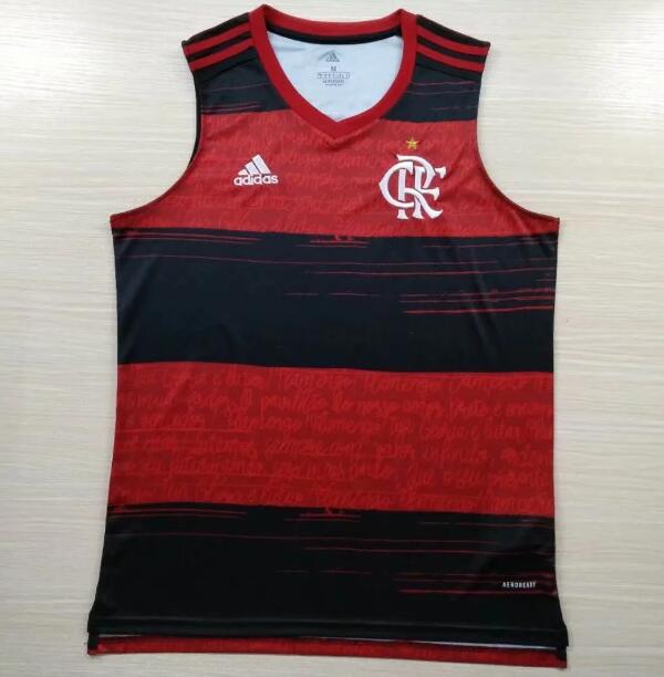 FC Flamengo Home Vest Sleeveless Soccer Jersey Shirt 2020/21