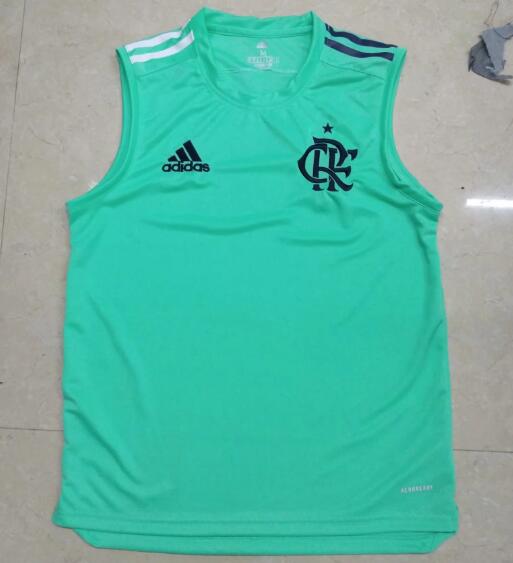 FC Flamengo Green Vest Sleeveless Soccer Jersey Shirt 2020/21