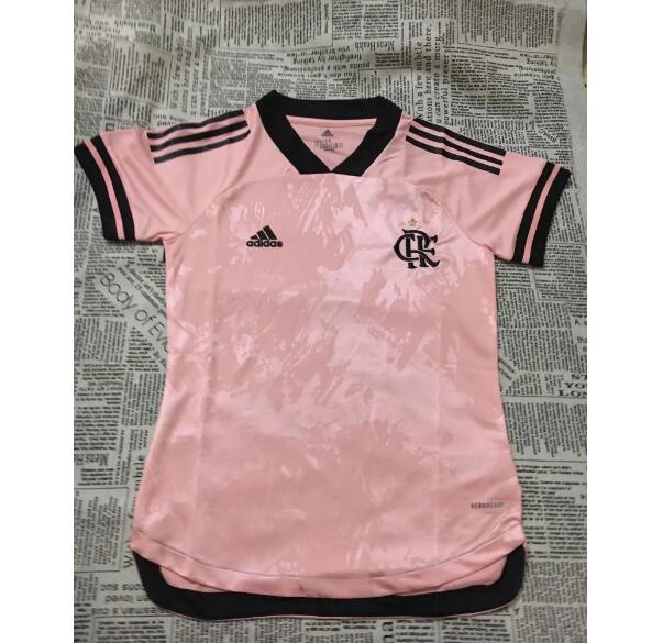 FC Flamengo Women Pink Soccer Jersey Shirt 2020/21