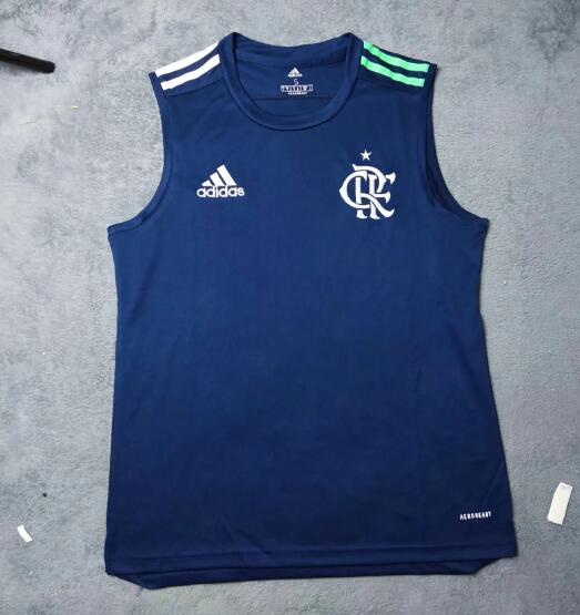 FC Flamengo Blue Vest Sleeveless Soccer Jersey Shirt 2020/21