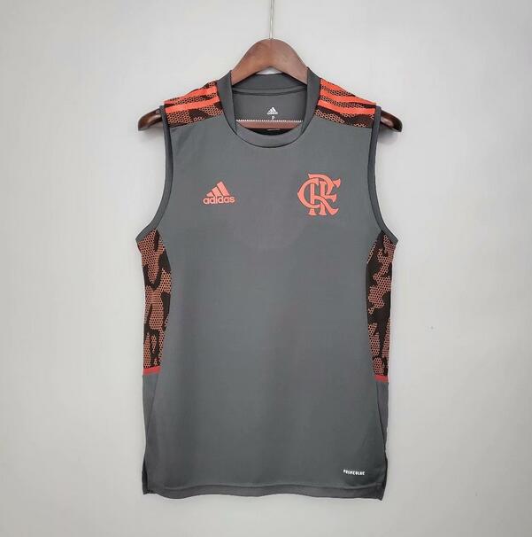 2021/22 Flamengo Grey Vest Soccer Jersey Shirt