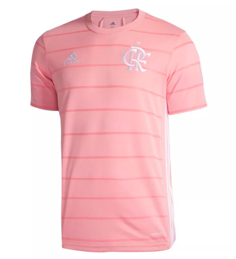 2021/22 Camisa Flamengo Outubro Rosa Soccer Jersey Shirt