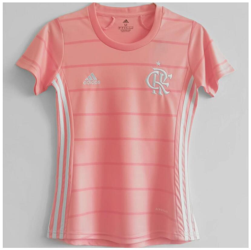 2021/22 Camisa Flamengo Women Outubro Rosa Soccer Jersey Shirt