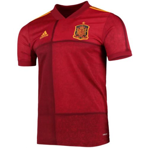 2020 EURO Spain Home Kit Soccer Jersey