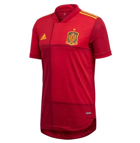 2020 EURO Spain Home Kit Soccer Jersey Player Version