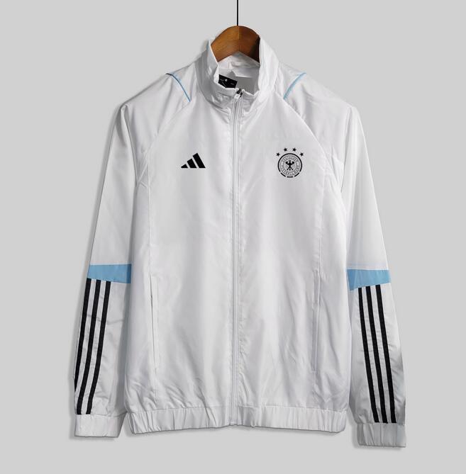 Germany Windbreaker Hoodie Jacket White 2023/24