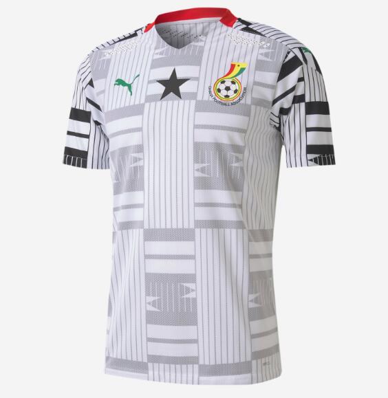 2020 Ghana Home Kit Soccer Jersey