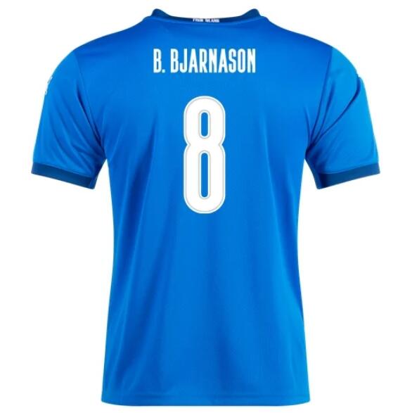 2020 Iceland Home Kit Soccer Jersey BIRKIR BJARNASON #8