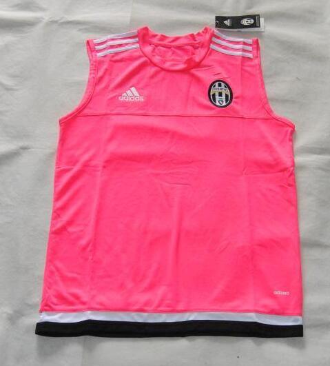 Juventus Pink Sleeveless Soccer Shirt