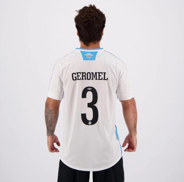 Gremio Away Kit Soccer Jersey Geromel #3 2020/21