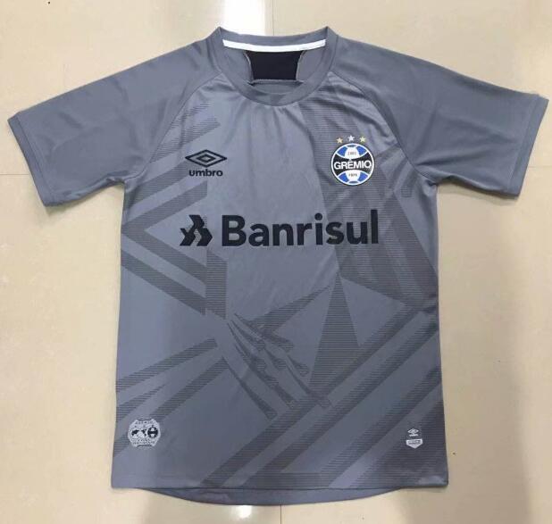 Gremio Goalkeeper Grey Soccer Jersey Shirt 2020/21