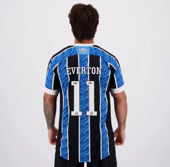 Gremio Home Kit Soccer Jersey Everton #11 2020/21