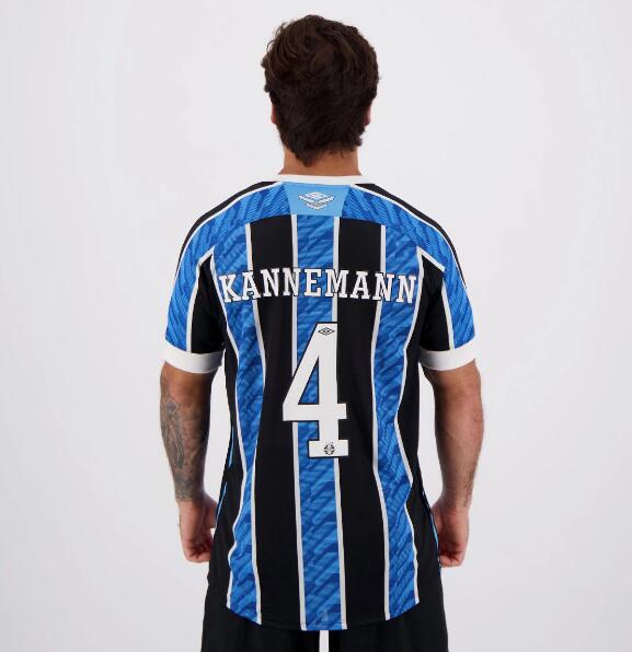 Gremio Home Kit Soccer Jersey Kannemann #4 2020/21