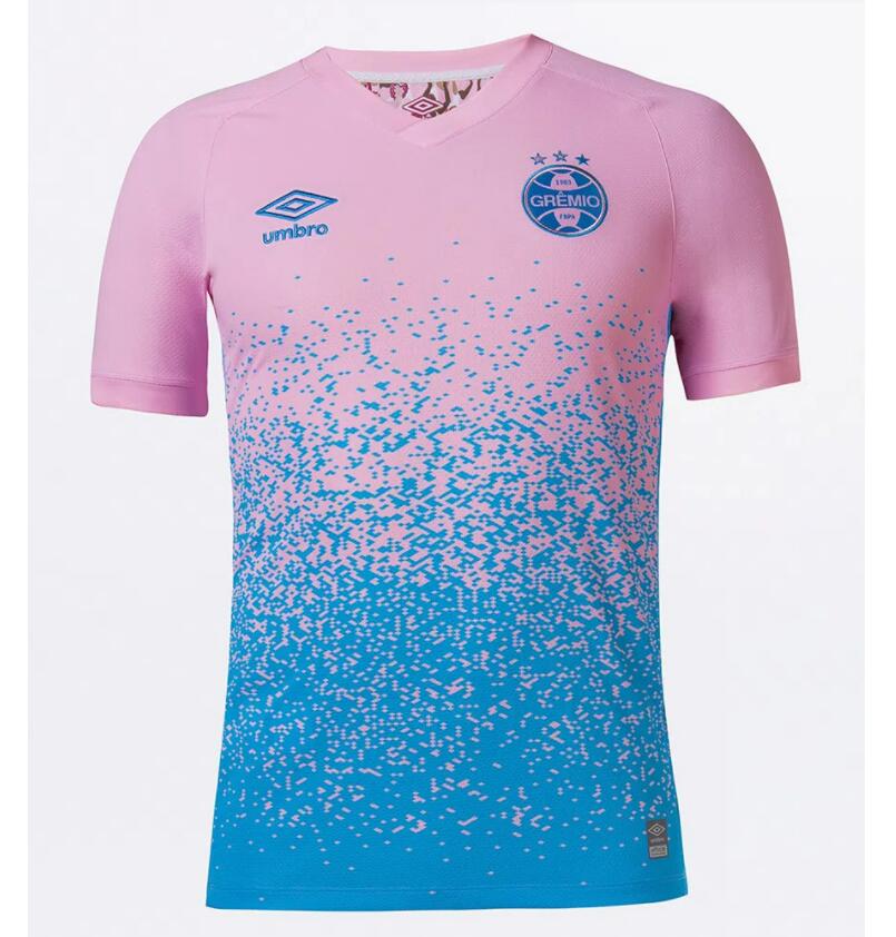 2021/22 Gremio Pink Blue Soccer Jersey Shirt