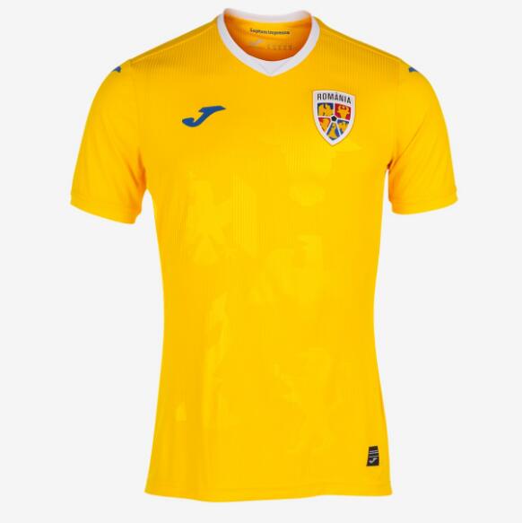 2021 Euro Romania Home Kit Soccer Jersey