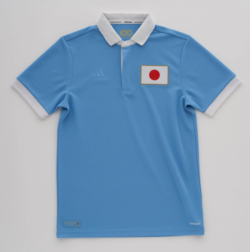 2021/22 Japan 100th Anniversary Blue Soccer Jersey Shirt