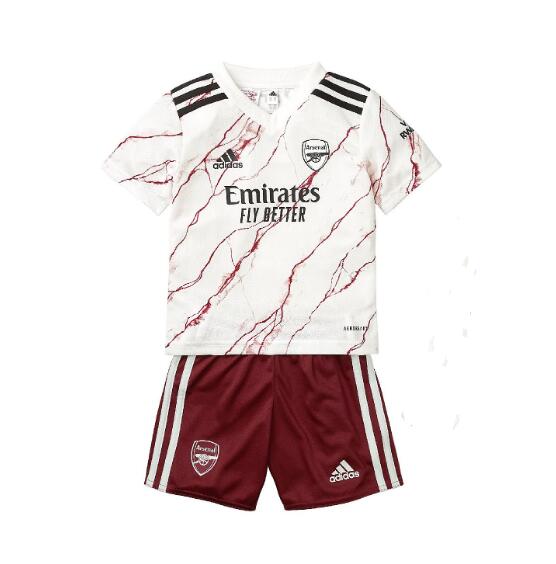 Kids Arsenal Away Soccer Shirt With Shorts 2020/21