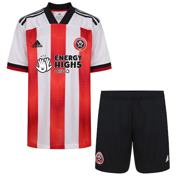 Kids Sheffield United FC Home Soccer Kits Shirt With Shorts 2020/21