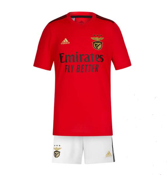 Kids Benfica Home Soccer Kits Shirt With Shorts 2020/21