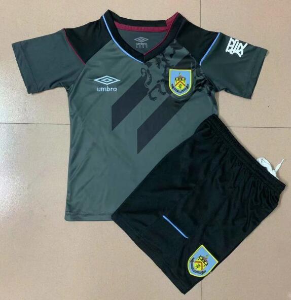 Kids Burnley Away Soccer Kits Shirt With Shorts 2020/21