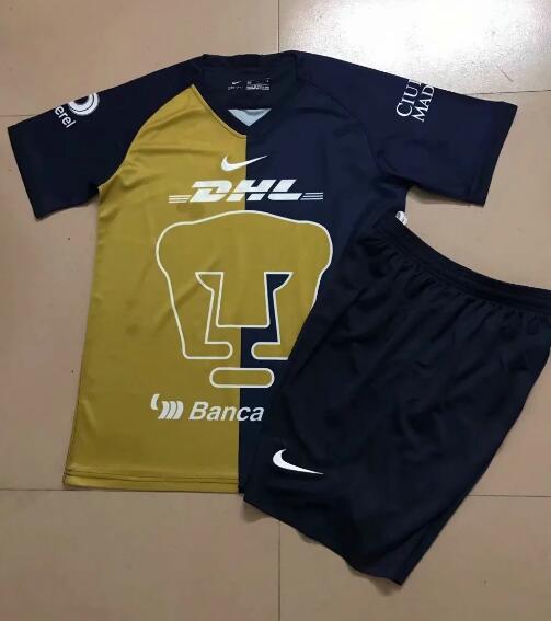 Kids UNAM Third Away Soccer Shirt With Shorts 2020/21