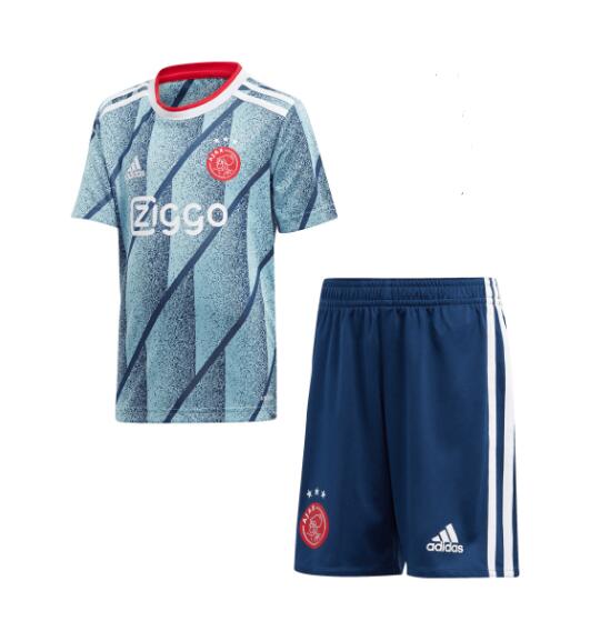 Ajax Kids Away Soccer Kits Shirt With Shorts 2020/21