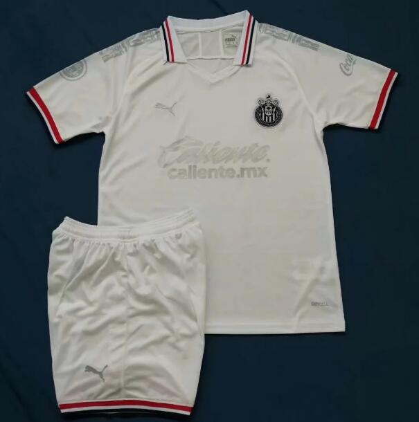 Kids Chivas Third Away Soccer Shirt With Shorts 2020/21