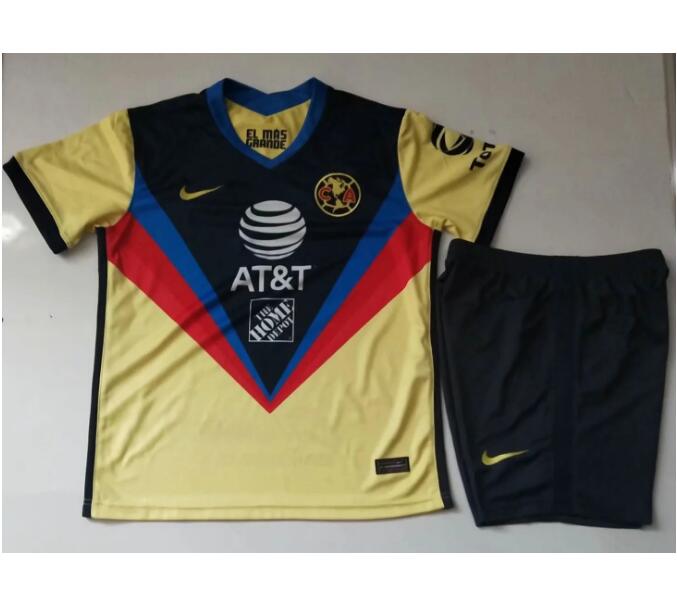 Kids Club America Home Soccer Kits Shirt With Shorts 2020/21