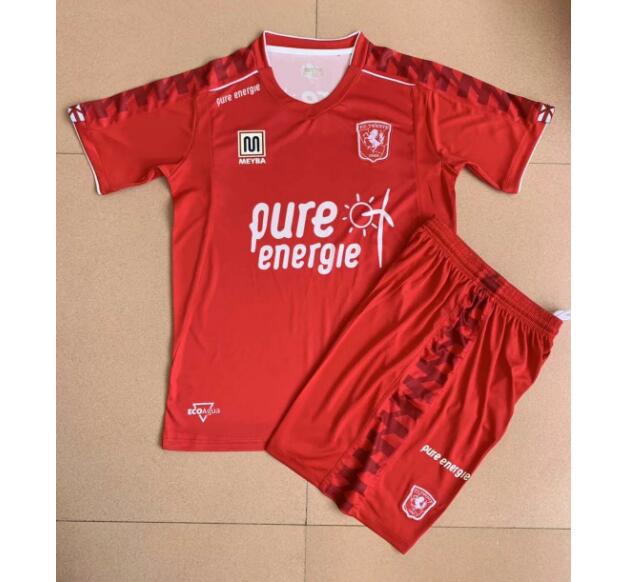 FC Twente Kids Home Soccer Kits Shirt With Shorts 2020/21