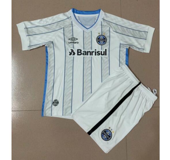 Gremio Foot-Ball Kids Away Soccer Kits Shirt With Shorts 2020/21