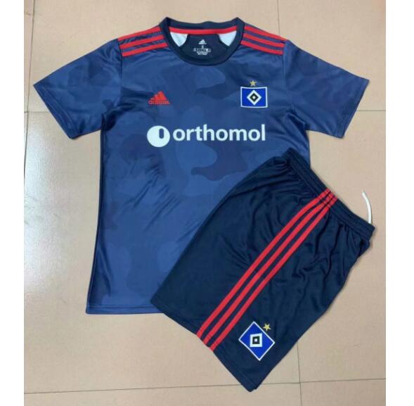 Hamburger SV Kids Away Soccer Kits Shirt With Shorts 2020/21