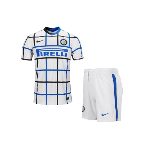 Kids Inter Milan Away Soccer Kits Shirt With Shorts 2020/21