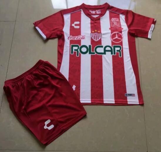 Kids Club Necaxa Home Soccer Kits Shirt With Shorts 2020/21