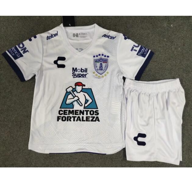 Kids Pachuca Away Soccer Kits Shirt With Shorts 2020/21