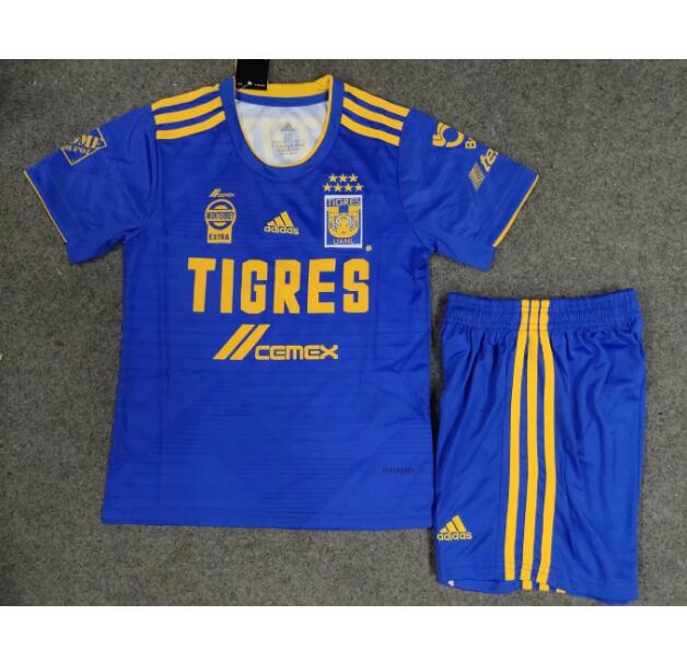 Kids Tigres UANL Away Soccer Kits Shirt With Shorts 2020/21