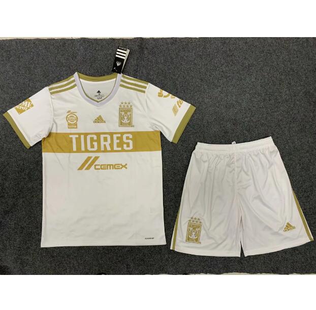 Kids Tigres UANL 2021/22 Third Away Soccer Kits Shirt With Shorts