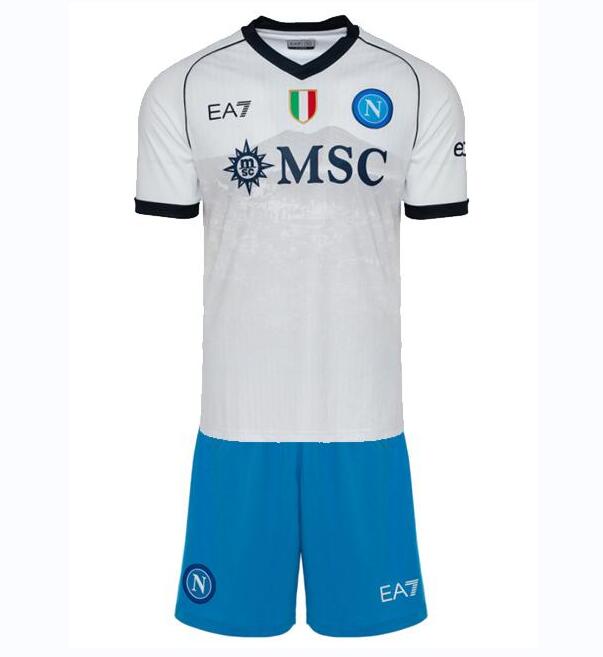 Napoli Away Soccer Kit 2023/24 Kids