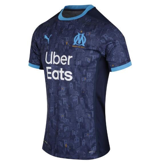 Olympique Marseille Away Kit Soccer Jersey Player Version 2020/21