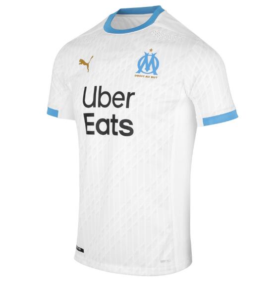 Olympique Marseille Home Kit Soccer Jersey Player Version 2020/21