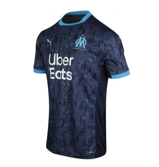 Olympique Marseille Away Kit Soccer Jersey 2020/21