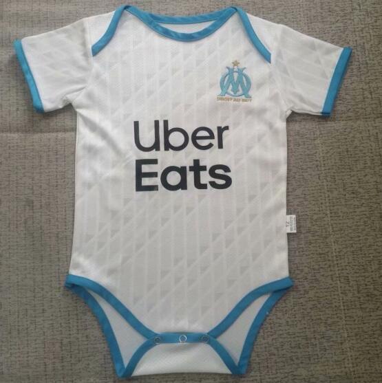 Marseille Home Infant Soccer Jersey Kit 2020/21