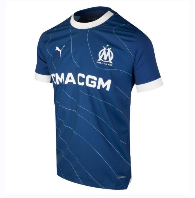 Olympique Marseille Away Kit Soccer Jersey 2023/24 Player Edition