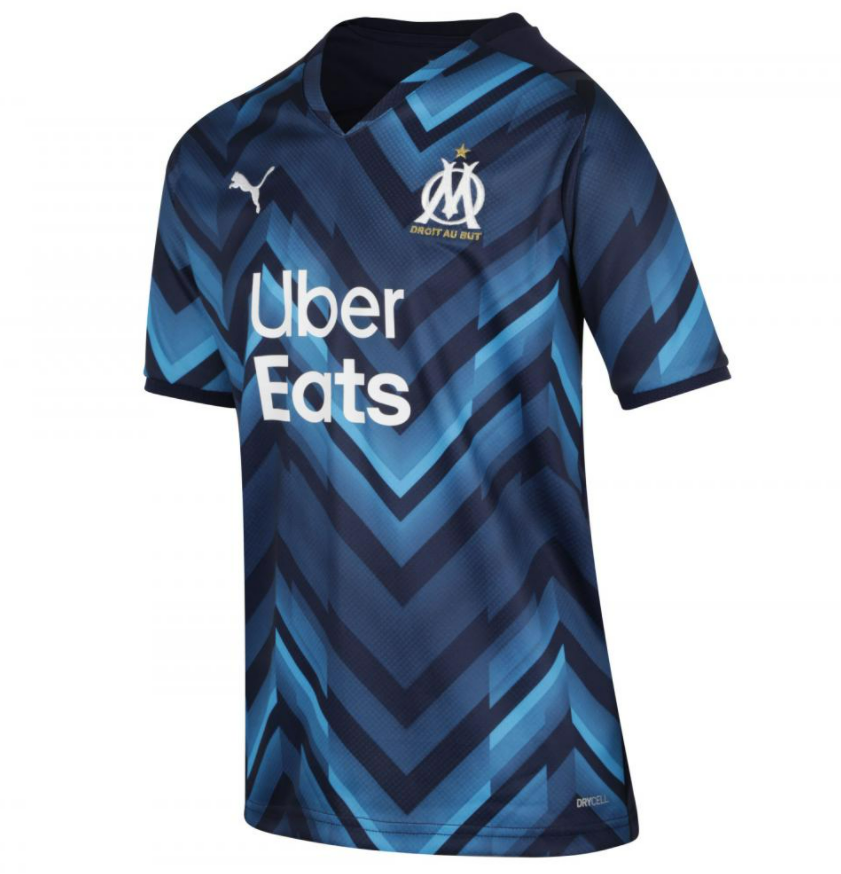 2021/22 Olympique Marseille Away Kit Soccer Jersey